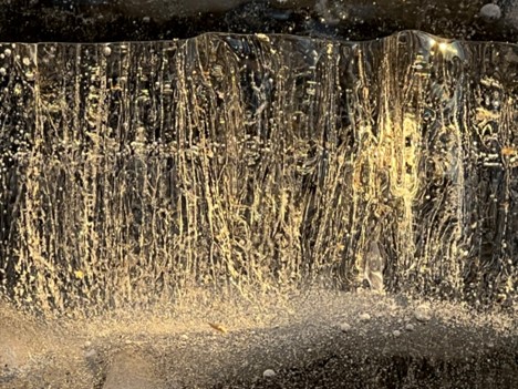 Ice and light, Walden Pond
