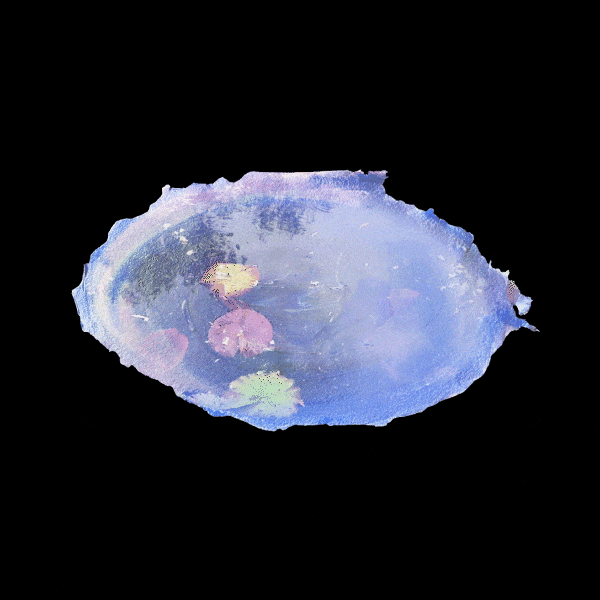 Gif showing artwork by Sarah Schorr