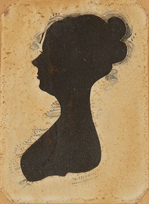 Silhouette of Mary Mood Emerson