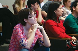 Audience at CSWR event