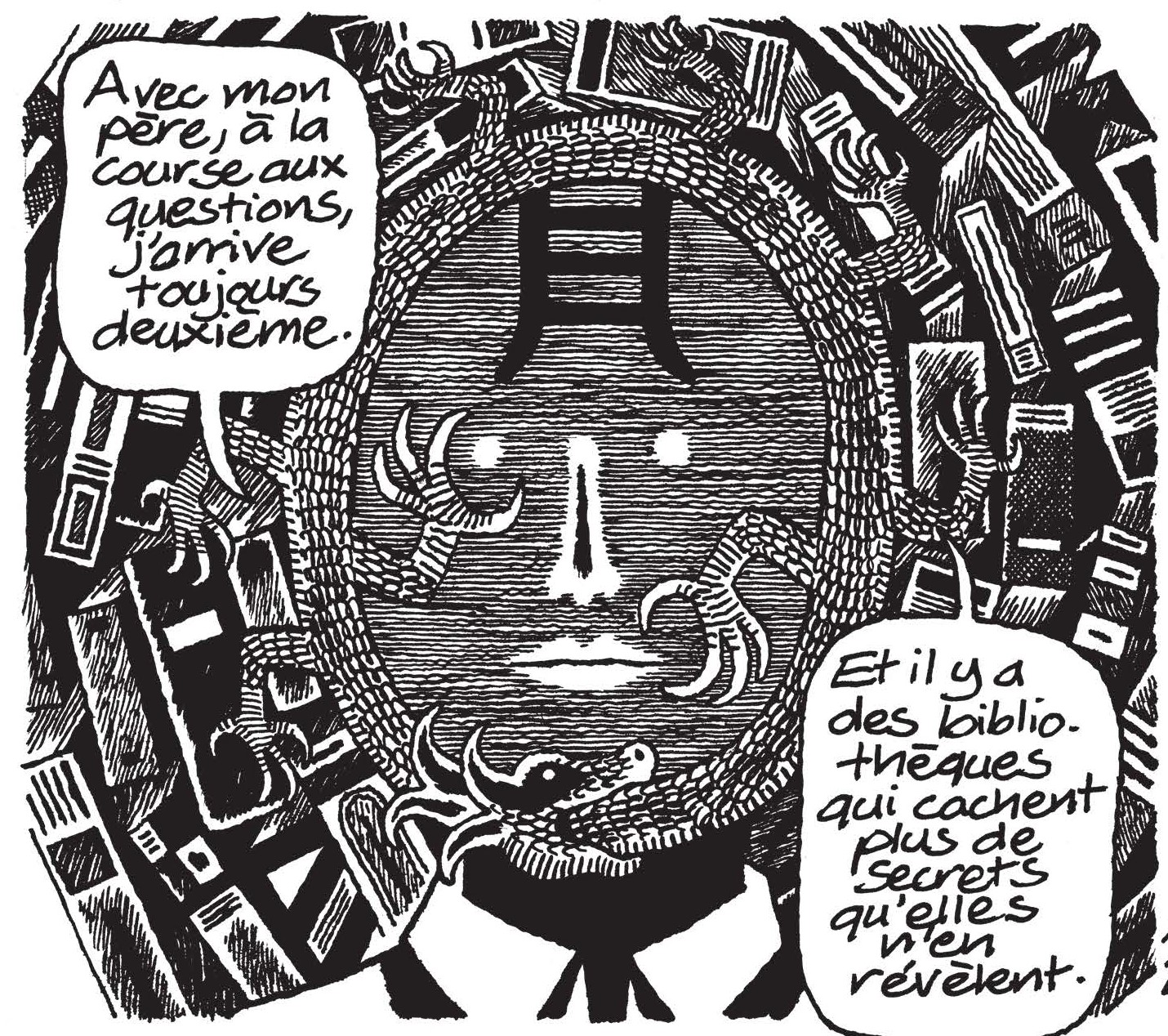 Ink Image from Comix Book