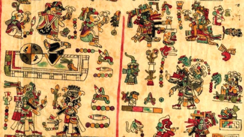 Codex Vindobonensis Mexicanus 1. Plate 24.