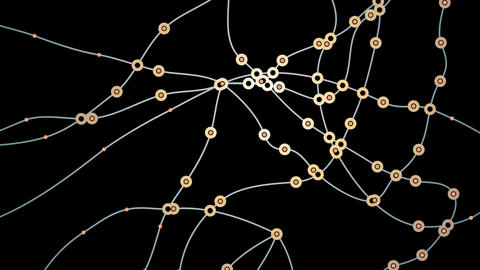 Abstract network pattern