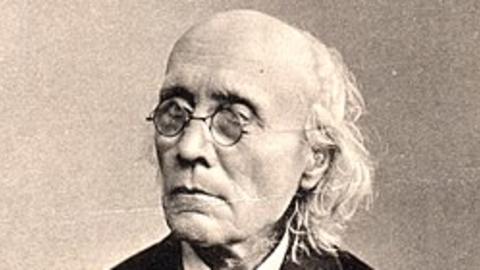 Gustav Fechner looking off into the distance