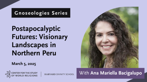 Title card for Gnoseologies Episode: Postapocalyptic Futures with Ana Mariella Bacigalupo