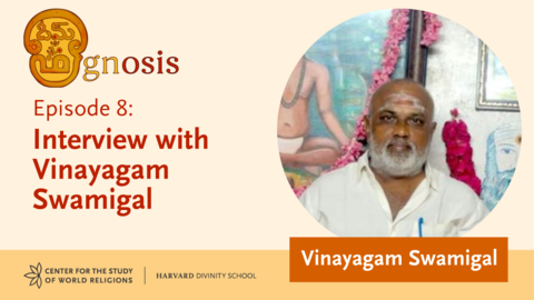 Title card for Om-gnosis Episode 8: Interview with Vinayagam Swamigal