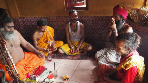 sadhus gathering