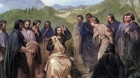 Image of Jesus Christ preaching