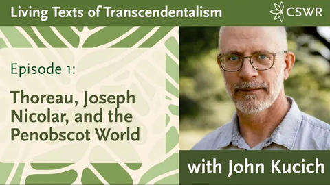 headshot, name of speaker and title of talk