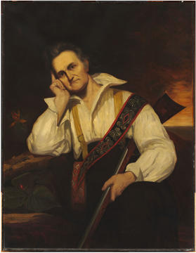 Painted portrait of John Hames Audobon