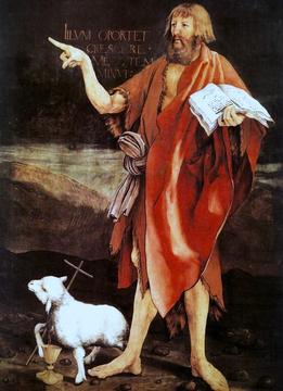 Image of John the Baptist John the Baptist, detail from the “Isenheim Altapiece”