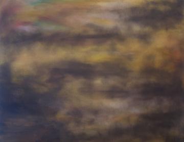 Blurred image of different colors that look like clouds