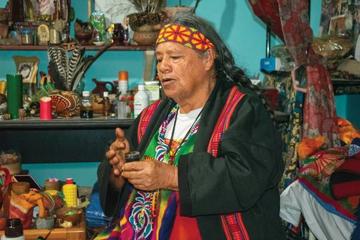 Old woman in Indigenous attire
