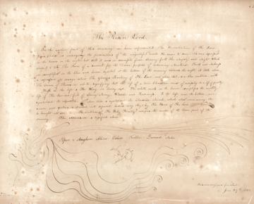Ancient text with ancient writing