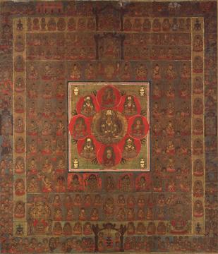 ancient depiction of many gods
