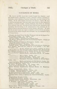 First page of the catalog in The Dial