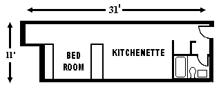 studio floorplan