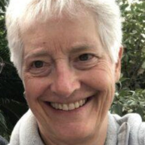 Ann Taves smiling into the camera