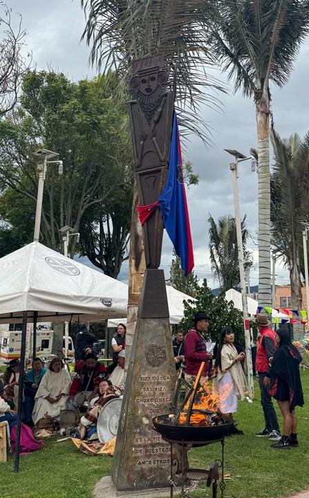 The monument of the Tunjo, a Muysca votive offering.