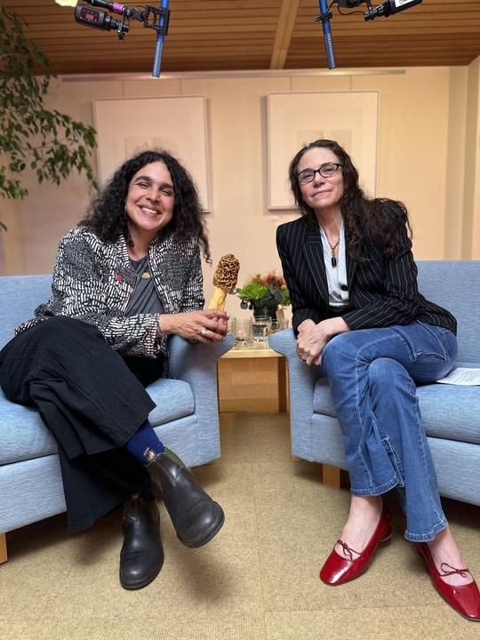 Elizabeth Rovere with Giuliana Furci