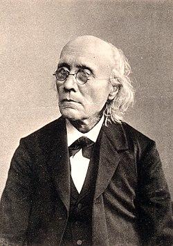 Gustav Fechner looking off into the distance
