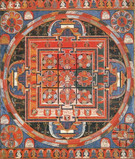 Colorful Vairocana mandala