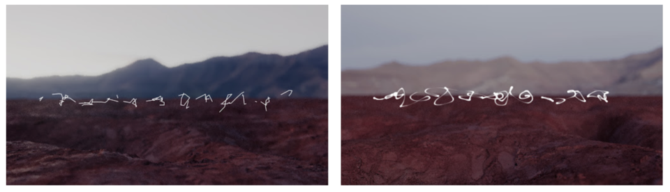 Screenshots from Jenna Sutela’s “nimiia cétiï” (2018). 