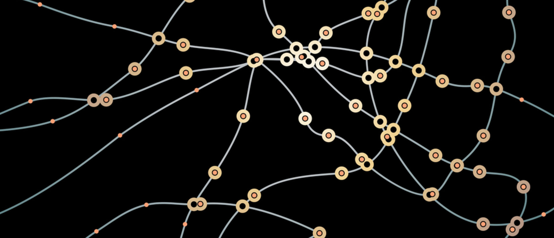 Abstract network pattern