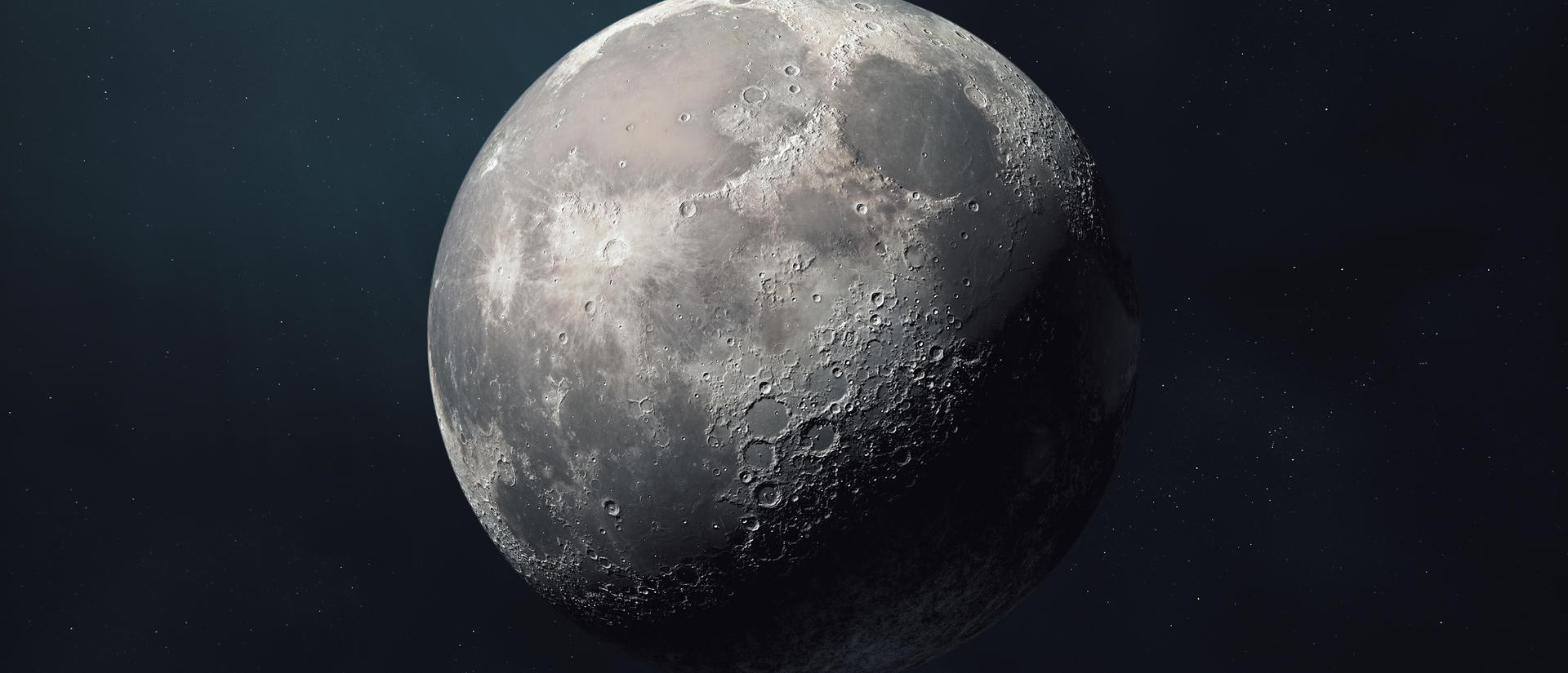 Moon from space