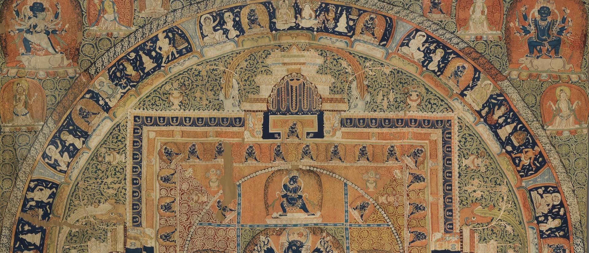 Muted colored mandala from fourteenth century