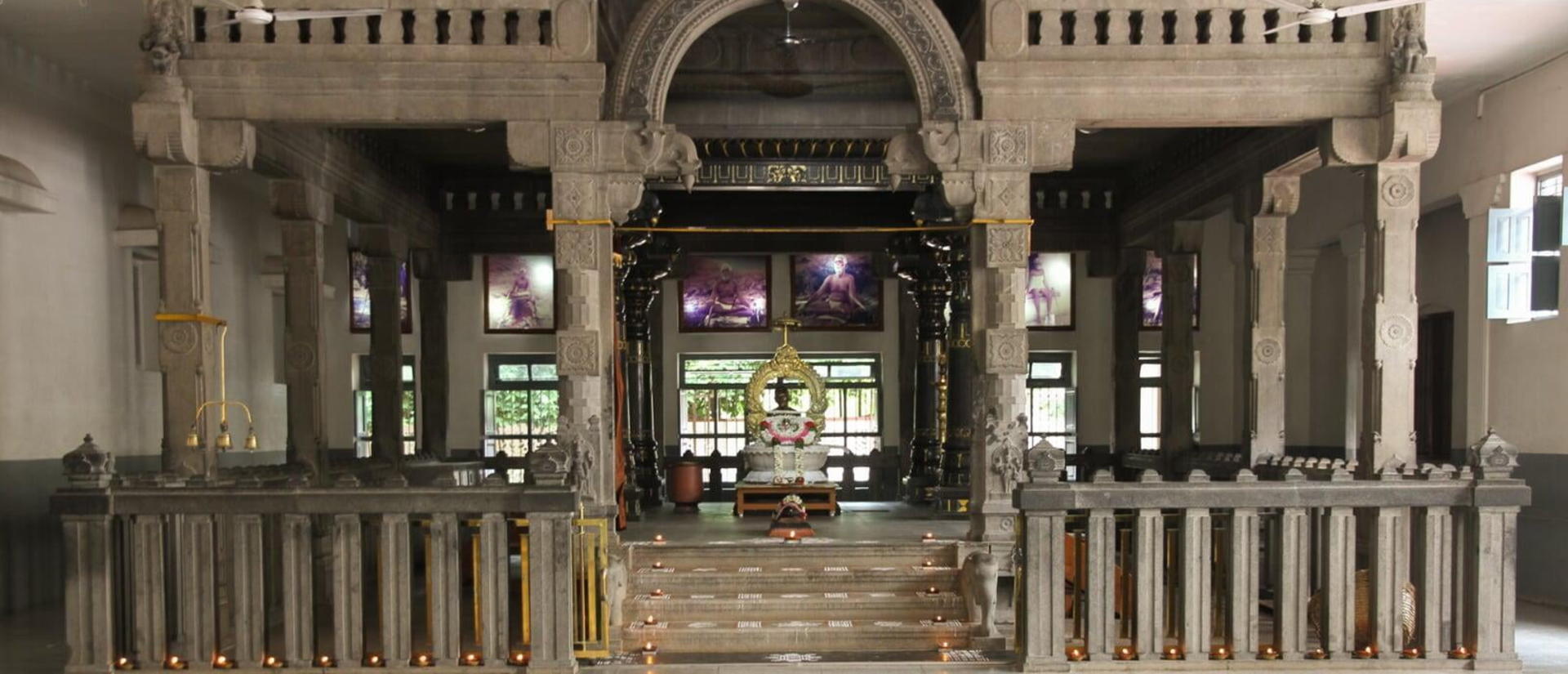 Samadhi hall of Sri Ramana Maharishi