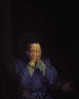 person praying