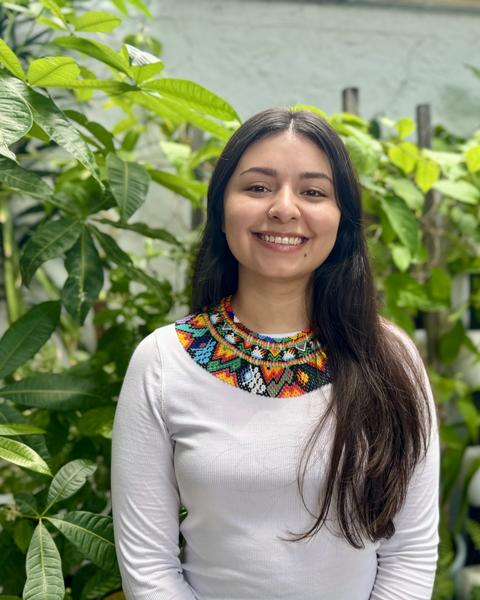 Andrea Castaneda smiling into the camera